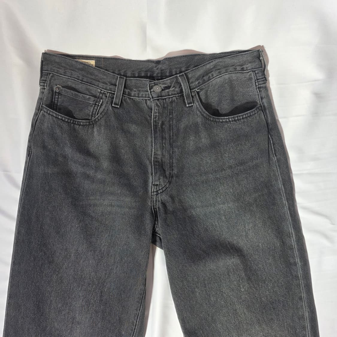 [W34L32]리바이스 프리미엄 568 그레이 데님 팬츠 상품이미지2