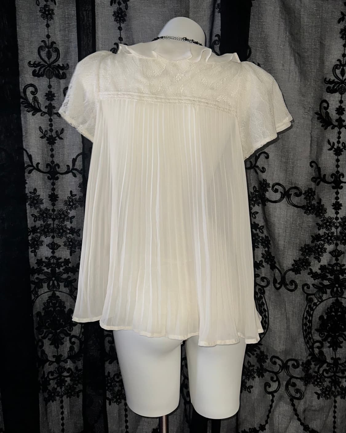 ivory lace blouse 상품이미지3