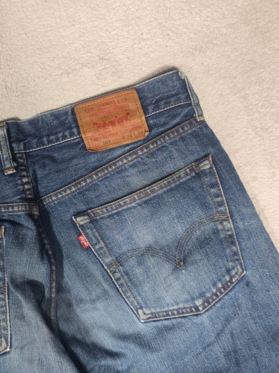 리바이스 503 데님 청바지 34사이즈  상품이미지4