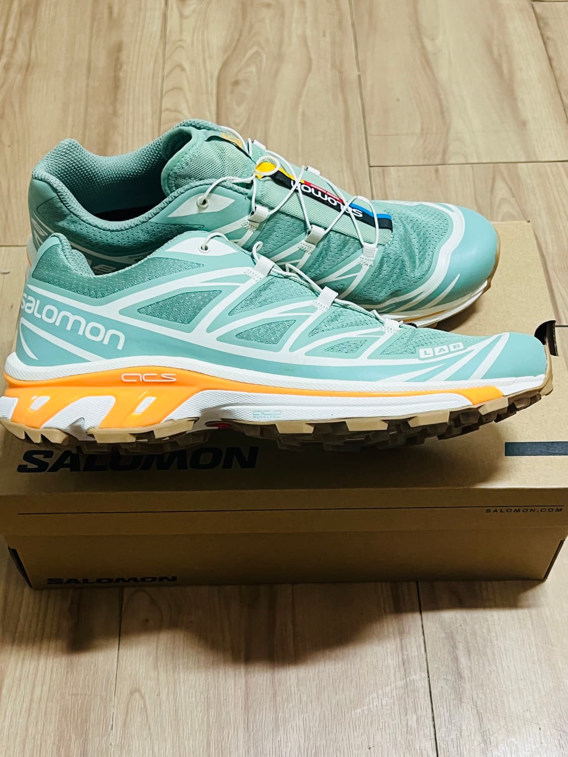 살로몬 XT-6 그라이트그린 블레이징오렌지 / 280 상품이미지1