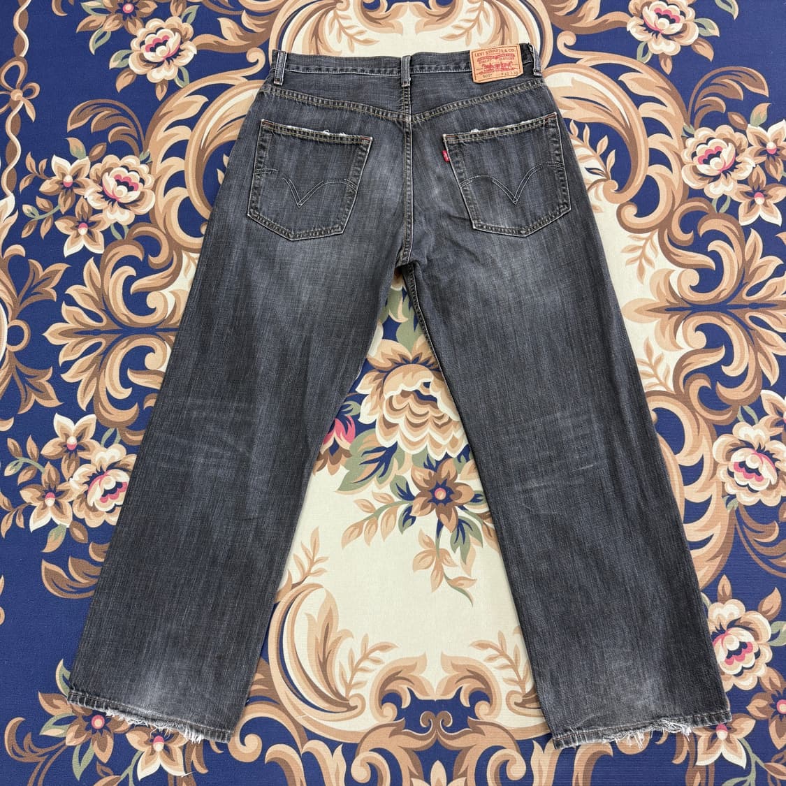 (33)00s 리바이스 Levis 569 흑청데님팬츠(루즈핏) 상품이미지1