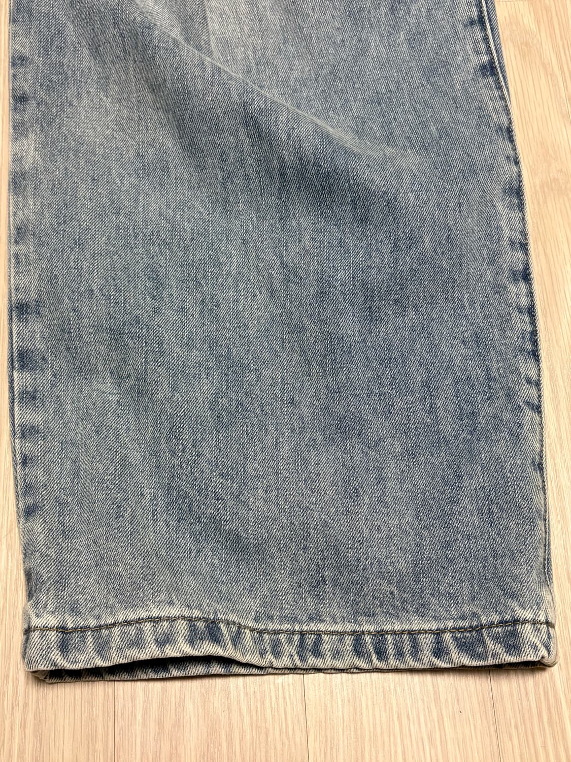 노드 와이드 배기 데님팬츠 1사이즈 상품이미지5