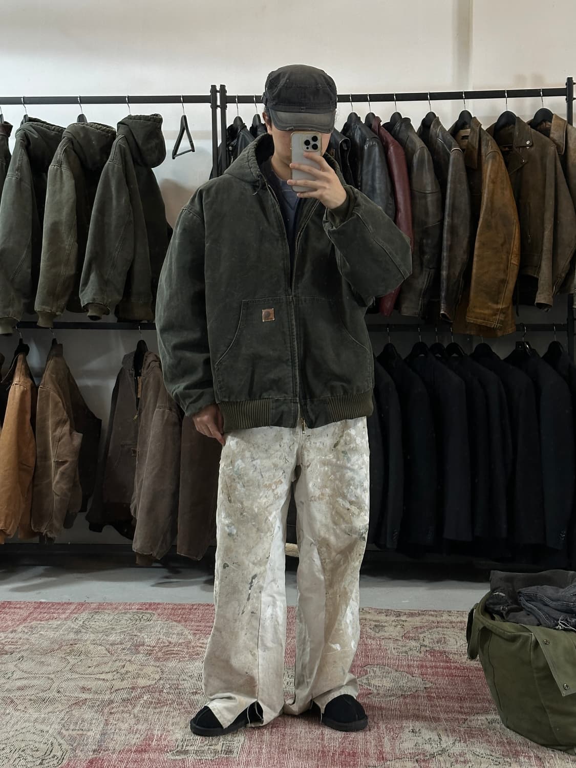 OG 칼하트 J130 액티브 칼하트 MOS 모스그린 상품이미지2