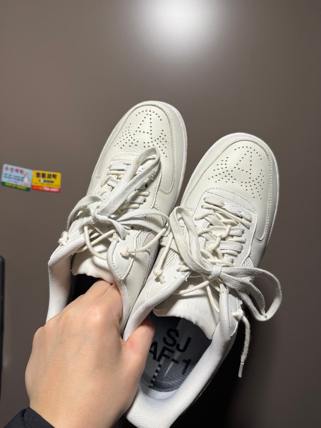 [295]나이키 x슬램잼 에어포스 1 로우 SP 서밋 화이트 상품이미지2