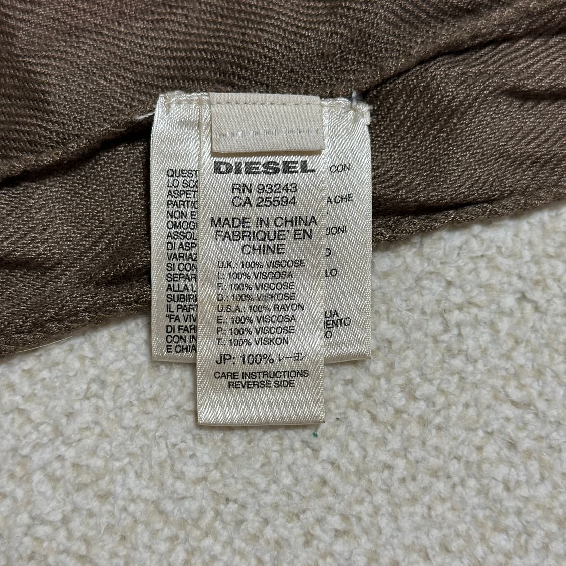 디젤 비스코스 스카프 상품이미지5