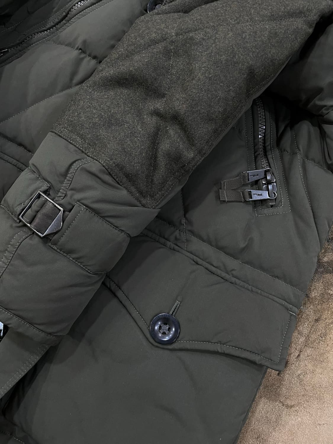 폴로랄프로렌/카키 덕다운 헤비파카(95) 상품이미지6