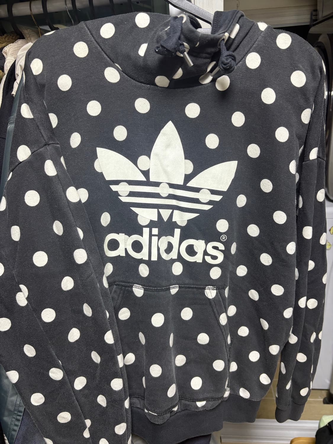 아디다스 땡땡이 도트 후드티 95 상품이미지1