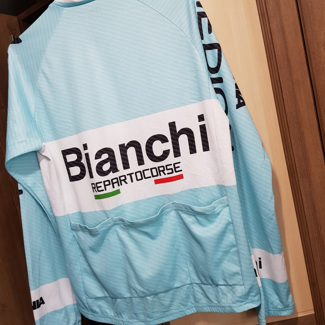 L / 이태리 비앙키 자전거복 집업 상의/번407-02 상품이미지2