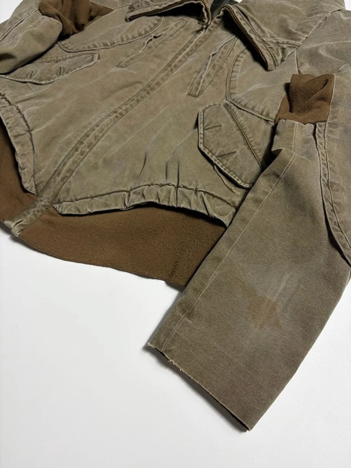 츠모리 치사토 빈티지 아카이브 절개 워크 자켓 R1821 상품이미지3