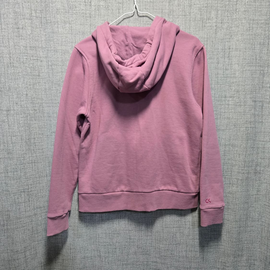캘빈클라인 핑크 여성 기모 후드집업  상품이미지2