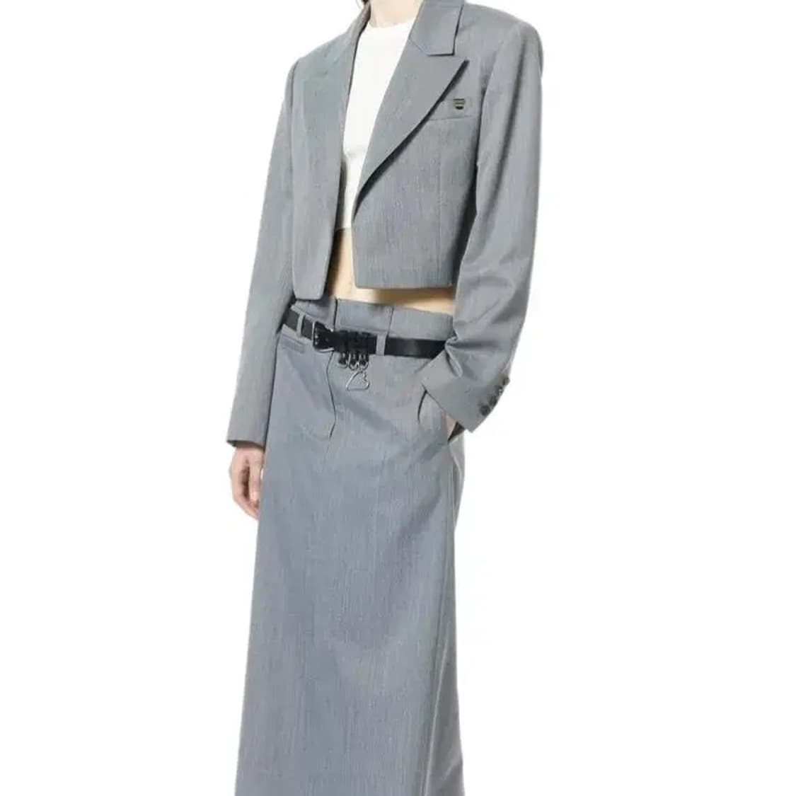 새상품) 엘씨디씨 LCDC 고퀄리티 크롭 정장 슬랙스 셋업 M 정가 69 상품이미지2