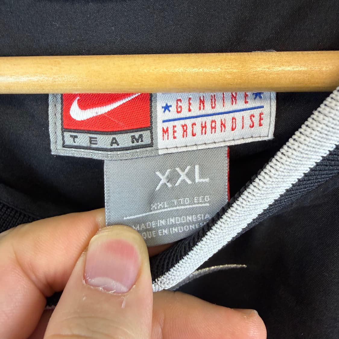 [NIKE]나이키 시카고 화이트삭스 웜업 XXL 블랙 올드스쿨 바람막이 상품이미지4