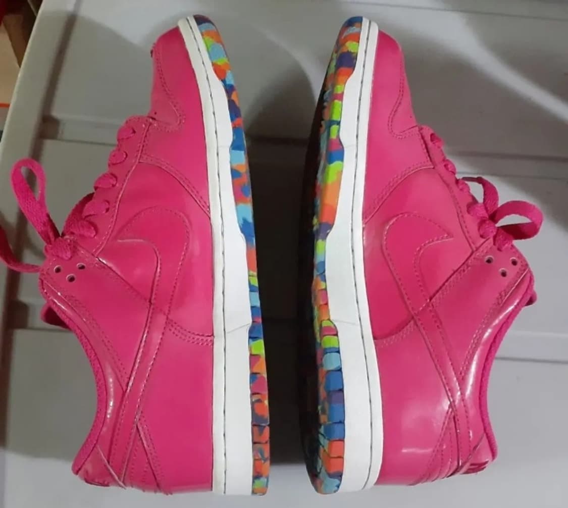 나이키 덩크로우 레더 'Fruity Pebbles' 비비드 핑크 240 상품이미지6