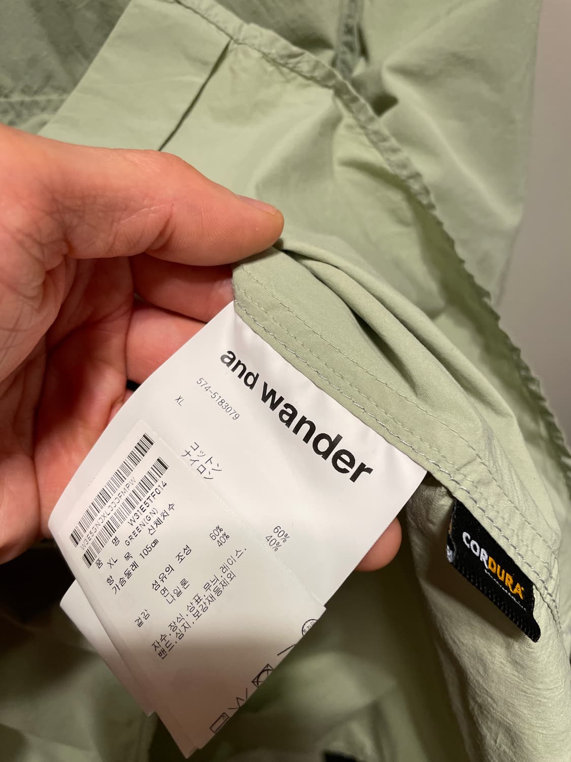 앤드원더 cordura 셔츠 상품이미지6