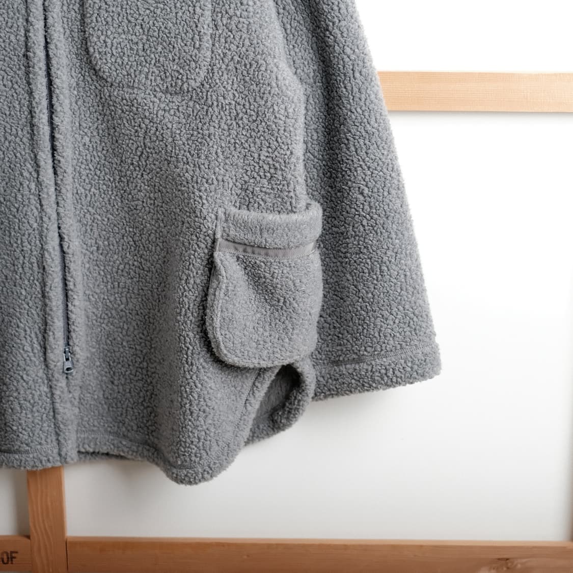 포터클래식 2(M사이즈) 플리스 집업 셔츠 자켓 그레이 상품이미지6