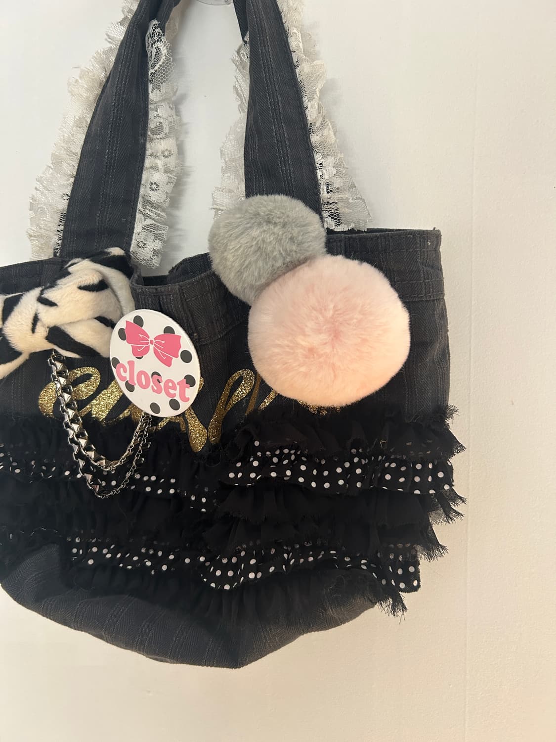 갸루 미니 핸드백 상품이미지4