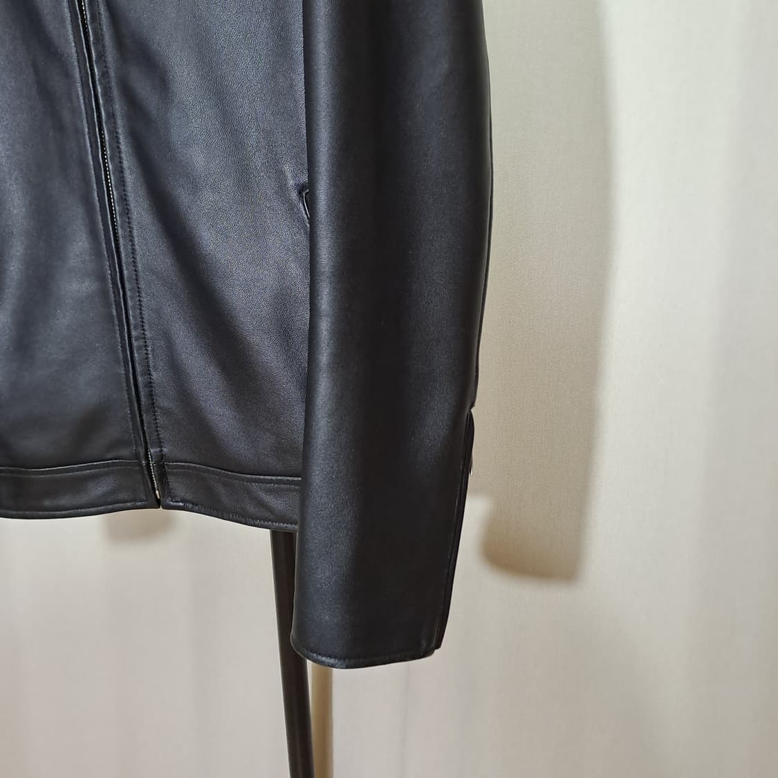 (택포) 에이징씨씨씨 램스킨 레더자켓 L B469 상품이미지3