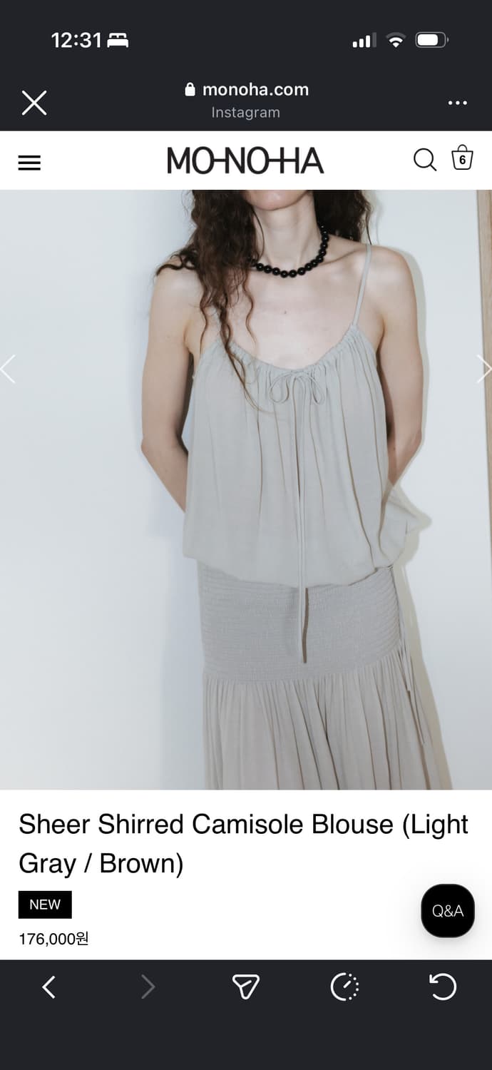 monoha blouse 상품이미지5