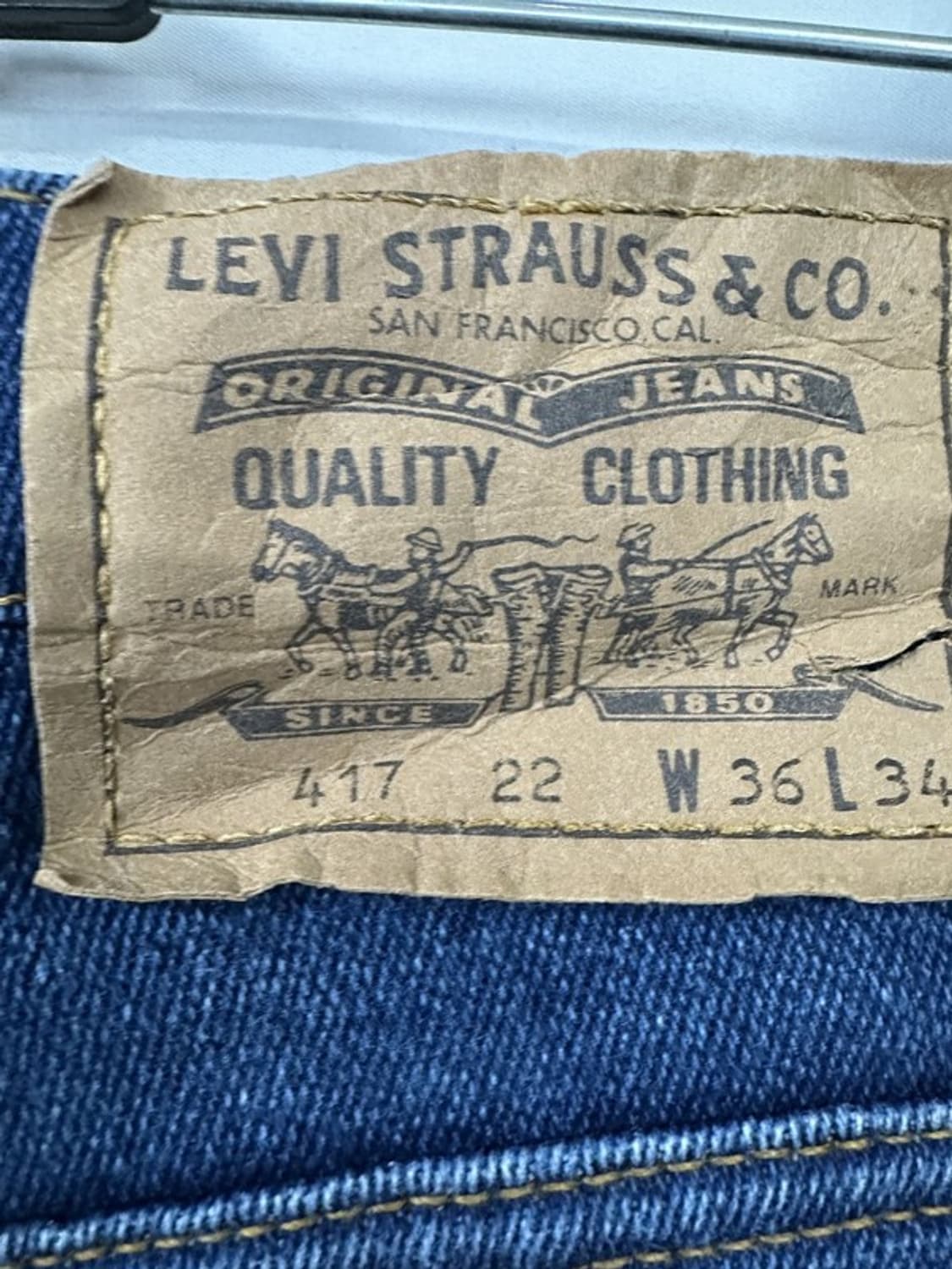 [W31L30] LEVI'S 리바이스646 벨바텀 80s 빈티지오렌지탭 상품이미지7