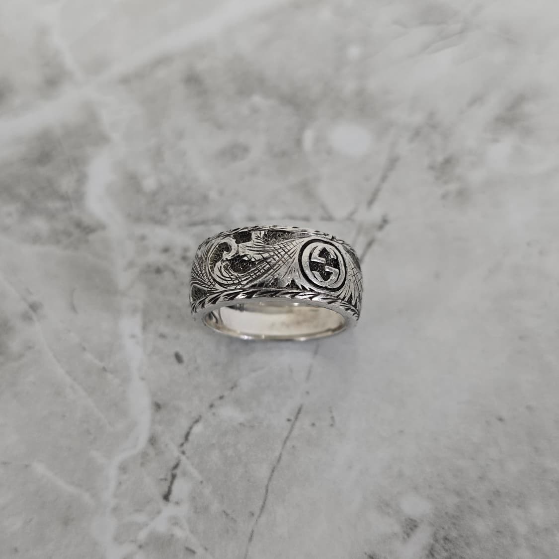 구찌 펠린 헤드 링 반지 18호 판매 상품이미지3