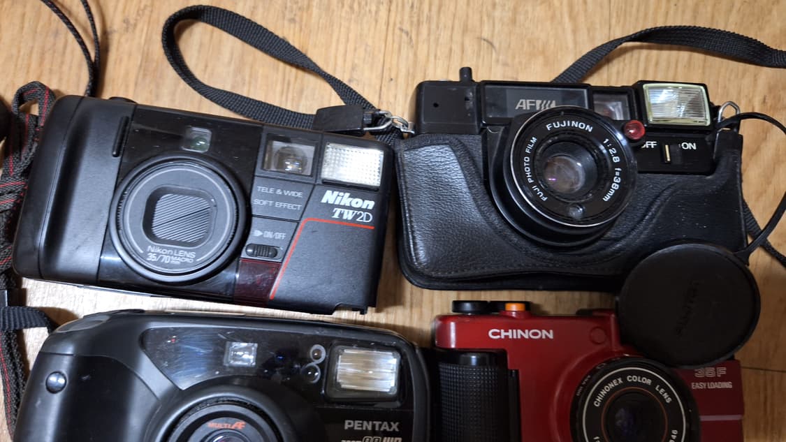 고장,장식,하자,부품용/필름카메라 14종 일괄 빈티지 레트로 클래식 앤틱 상품이미지5