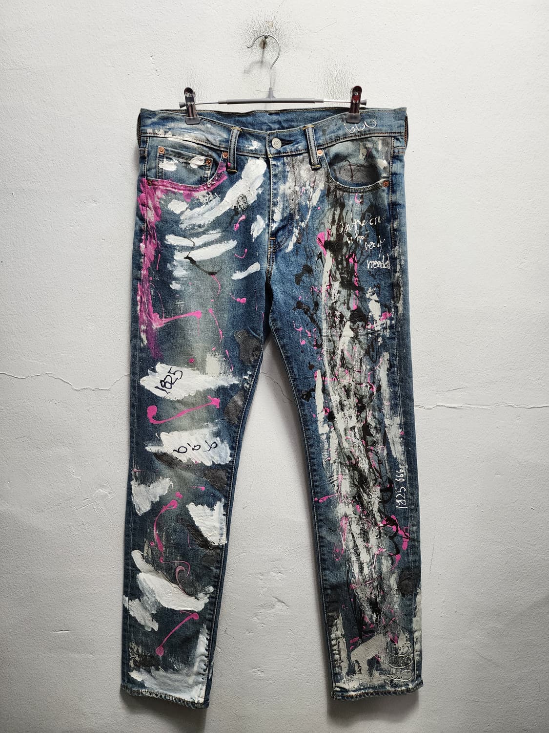 리바이스 511 페인팅 커스텀 데님 팬츠 상품이미지1