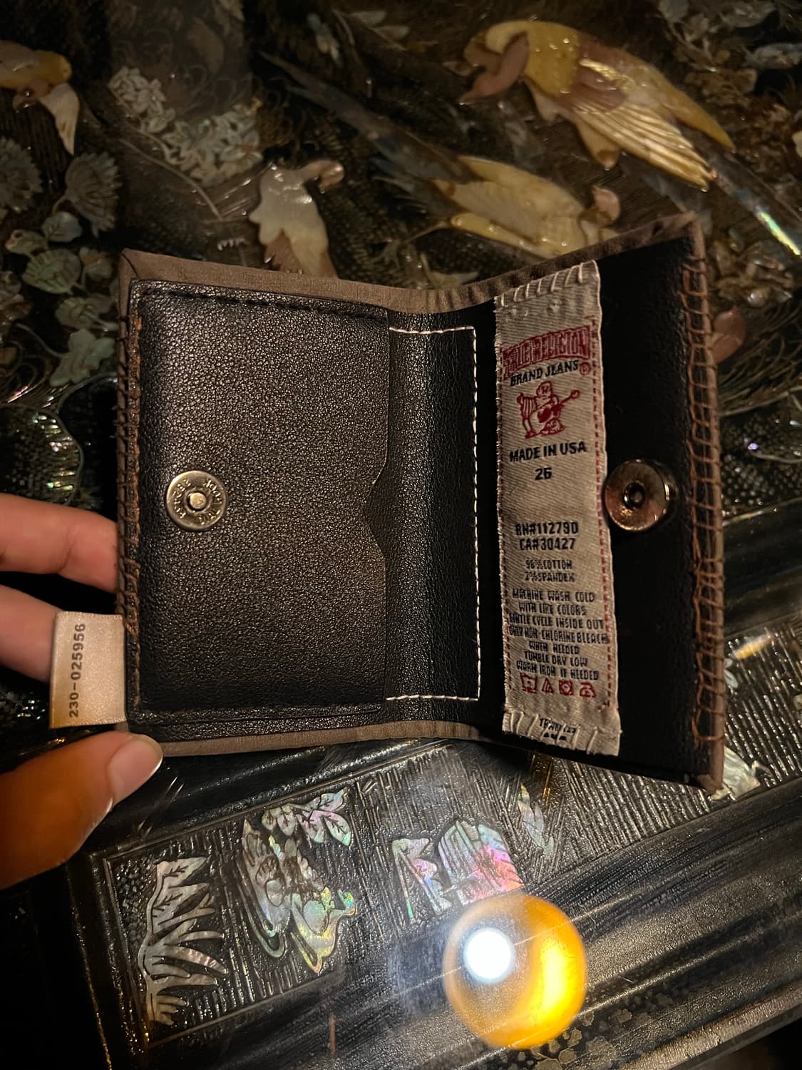 True religion hand made card wallet 상품이미지3