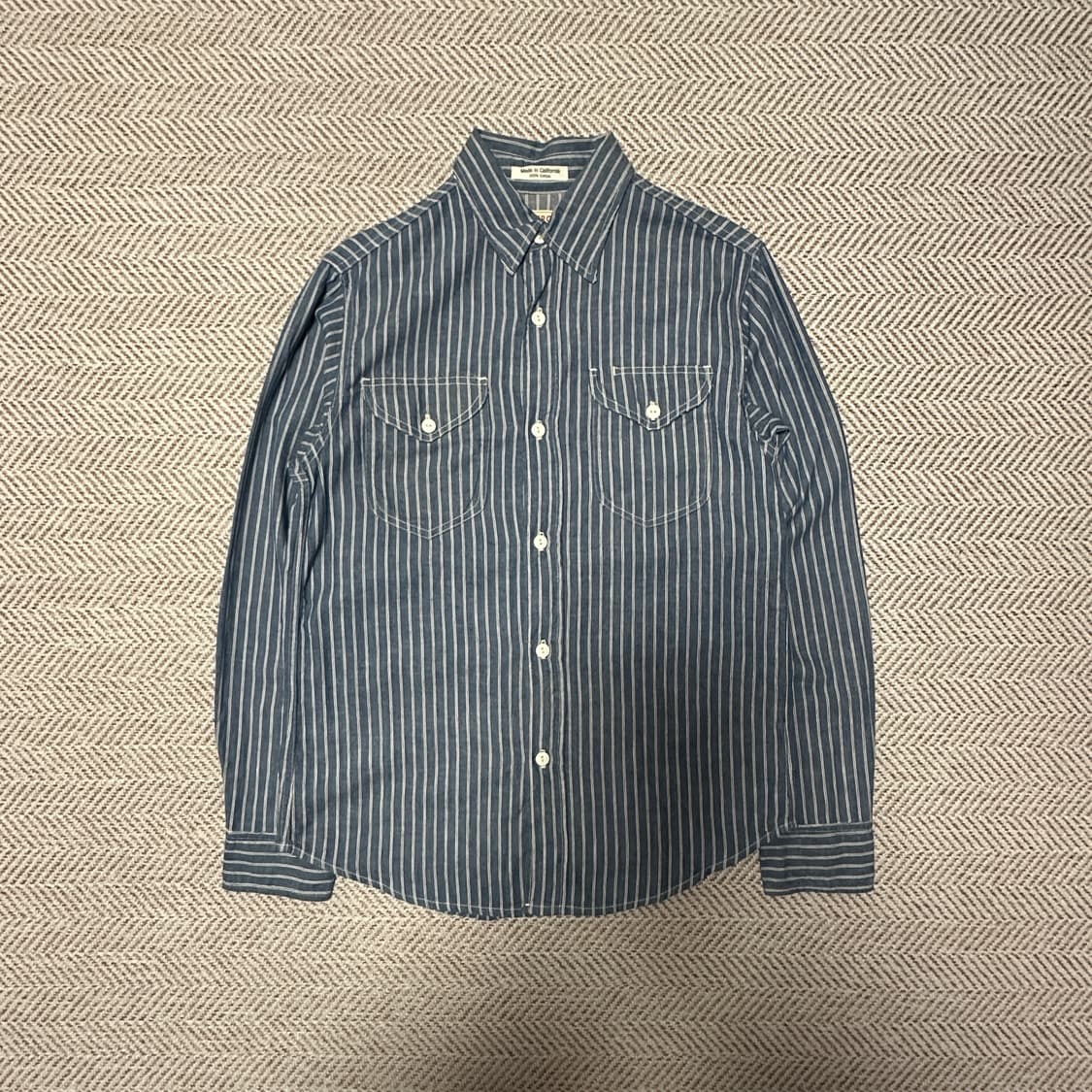 SUGAR CANE usa made work shirt 상품이미지1