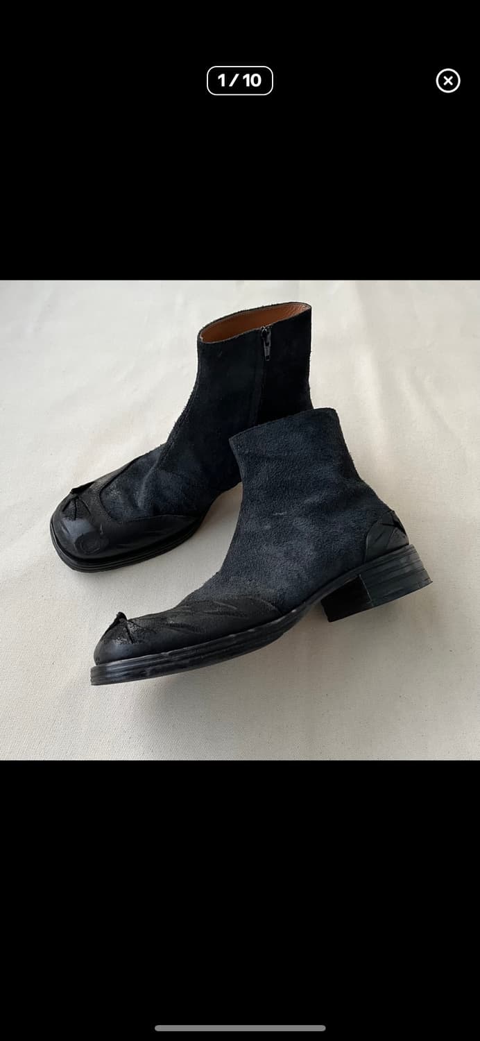 [43]메종 마르지엘라 S/S 2021 디스트로이드 스퀘어 토 타비 부츠 상품이미지2