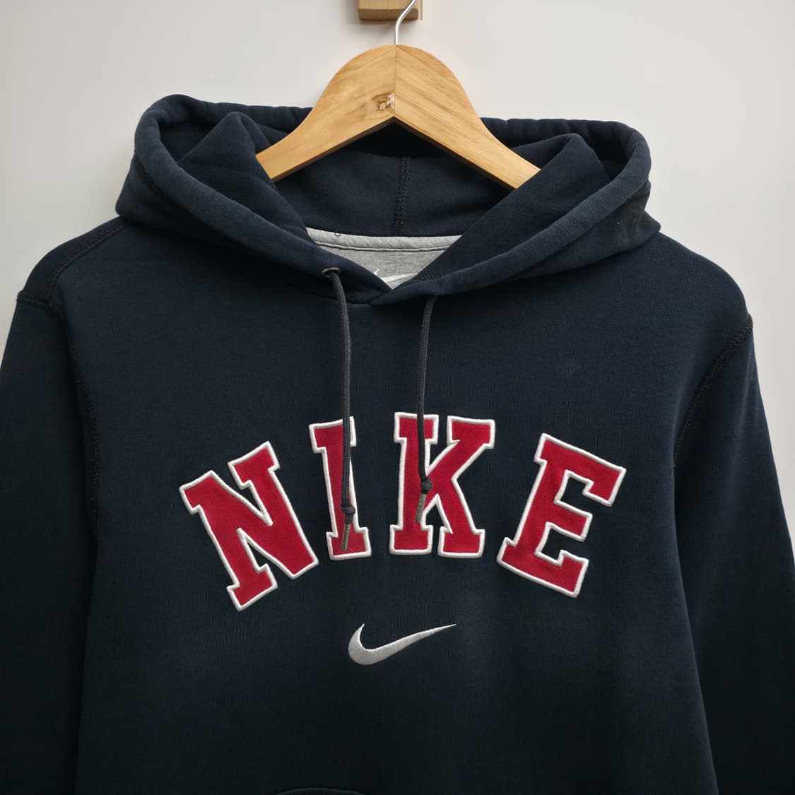 [M] 나이키 센터 로고 후드티 네이비 상품이미지3