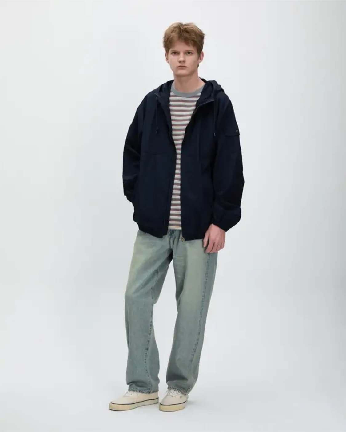 카키스 후드 윈드자켓 25ss L 상품이미지3