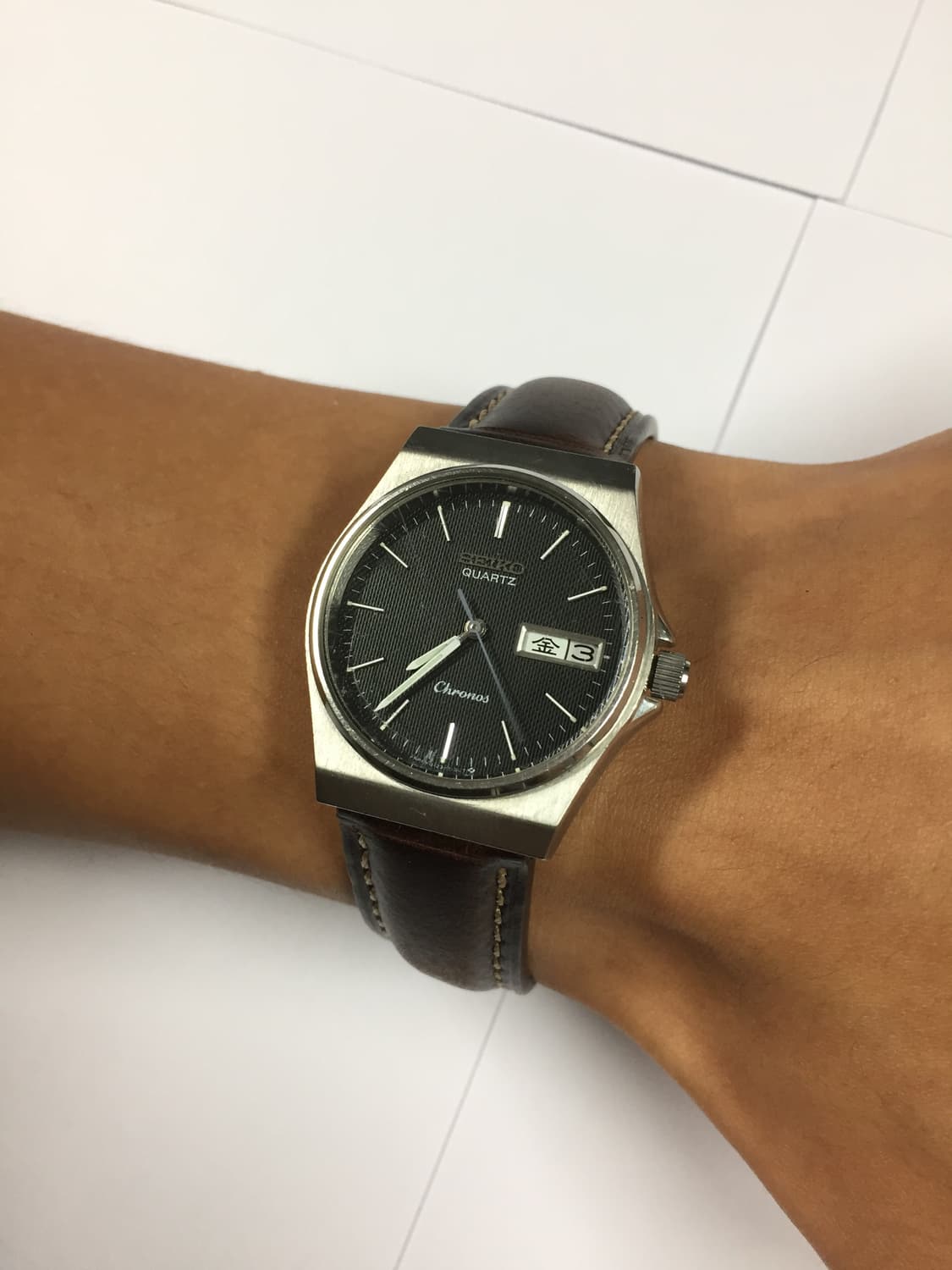 80s seiko chronos quatz day-date 상품이미지3