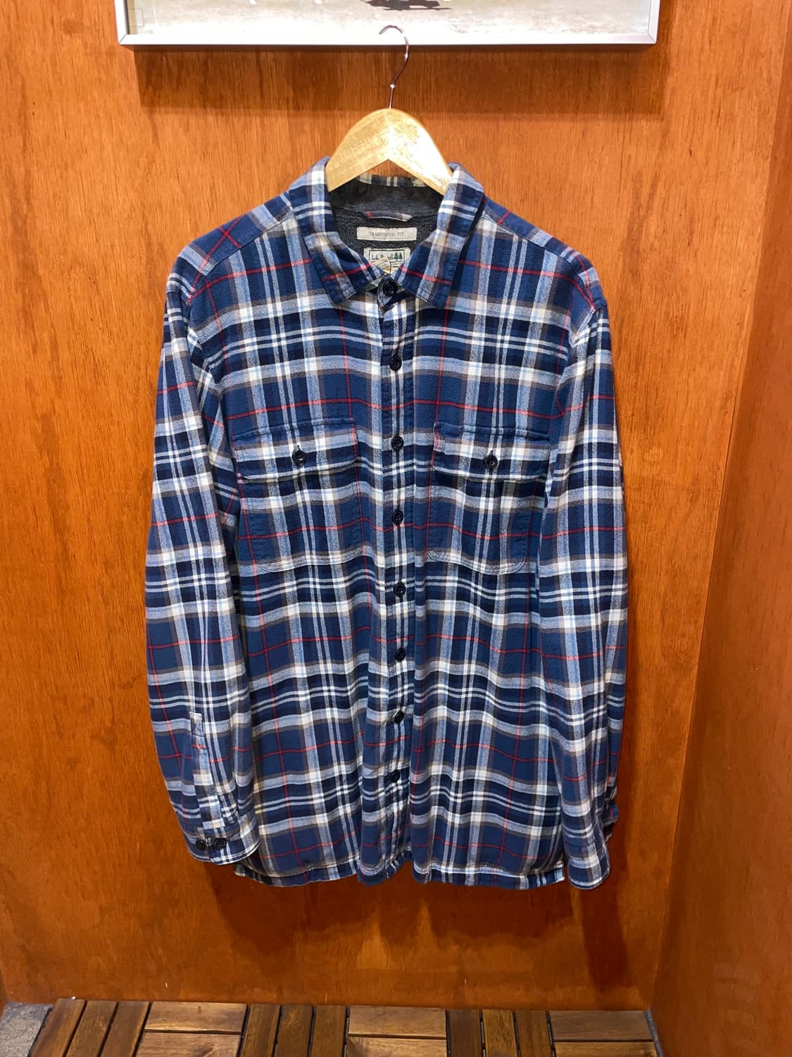 (L) L.L.Bean 엘엘빈 플란넬 체크 셔츠 상품이미지2