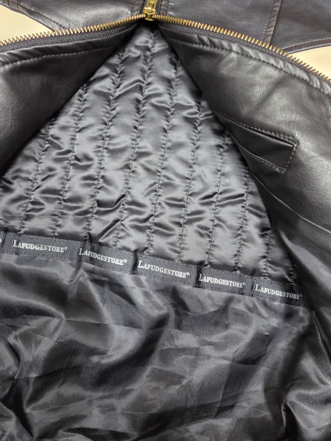 라퍼지스토어 버핑레더 라이더자켓 상품이미지5