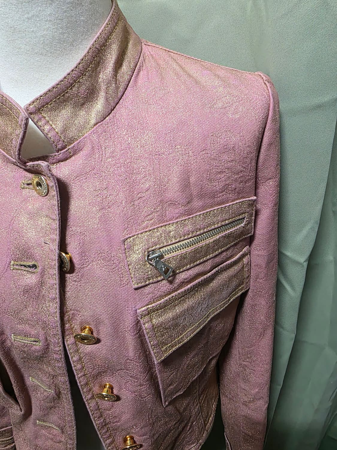 갸루 헤이세이 골드펄 자켓 상품이미지2