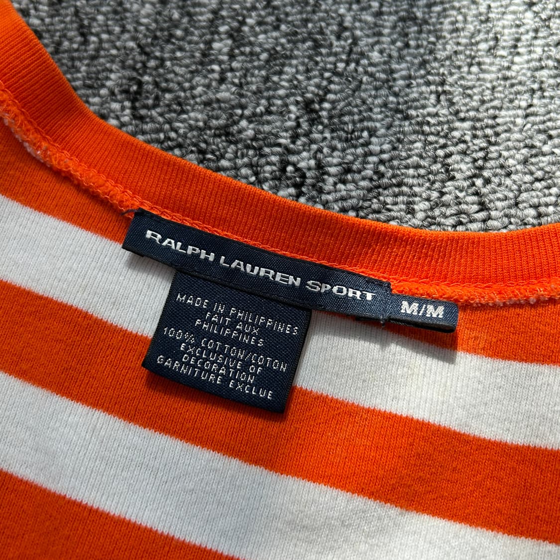 랄프로렌 골프 오렌지 스트라이프 반팔 상품이미지7