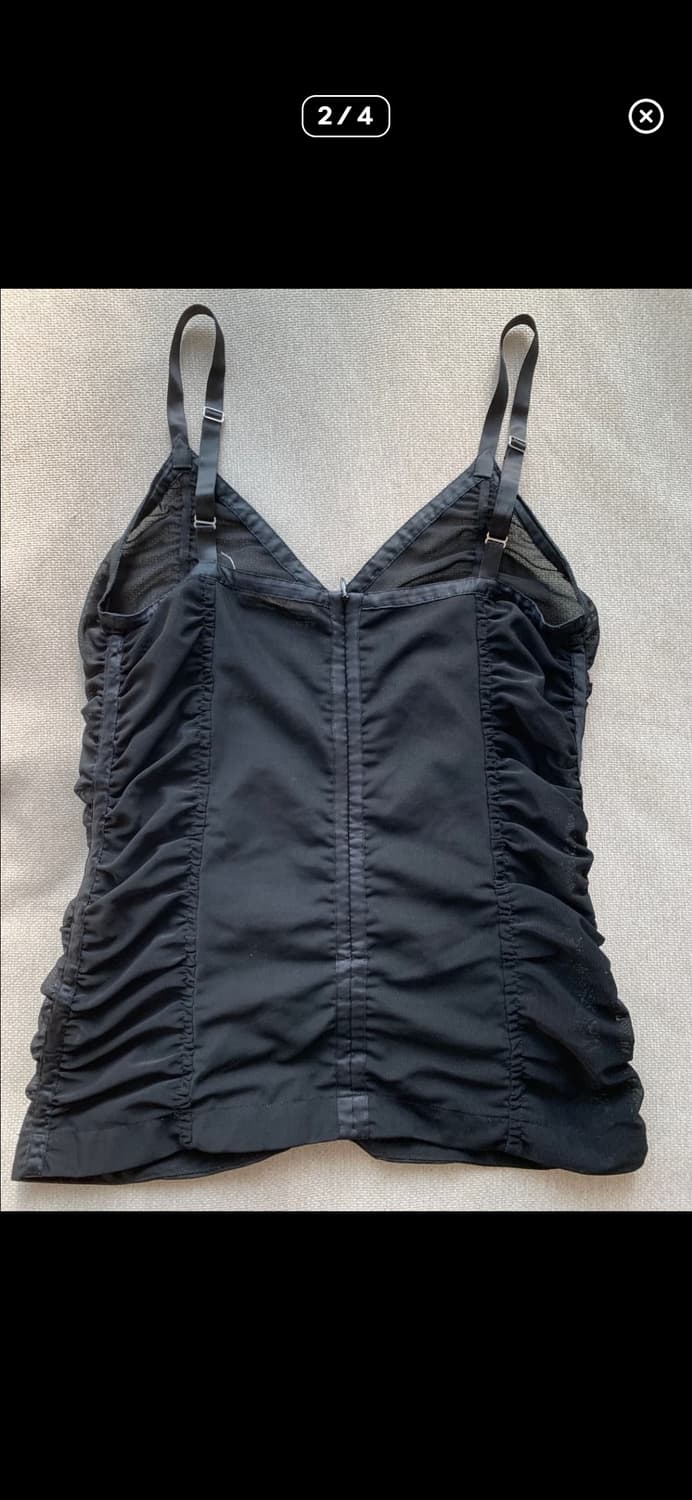 helmutlang 헬무트랭 메쉬 레이스 탑 상품이미지2