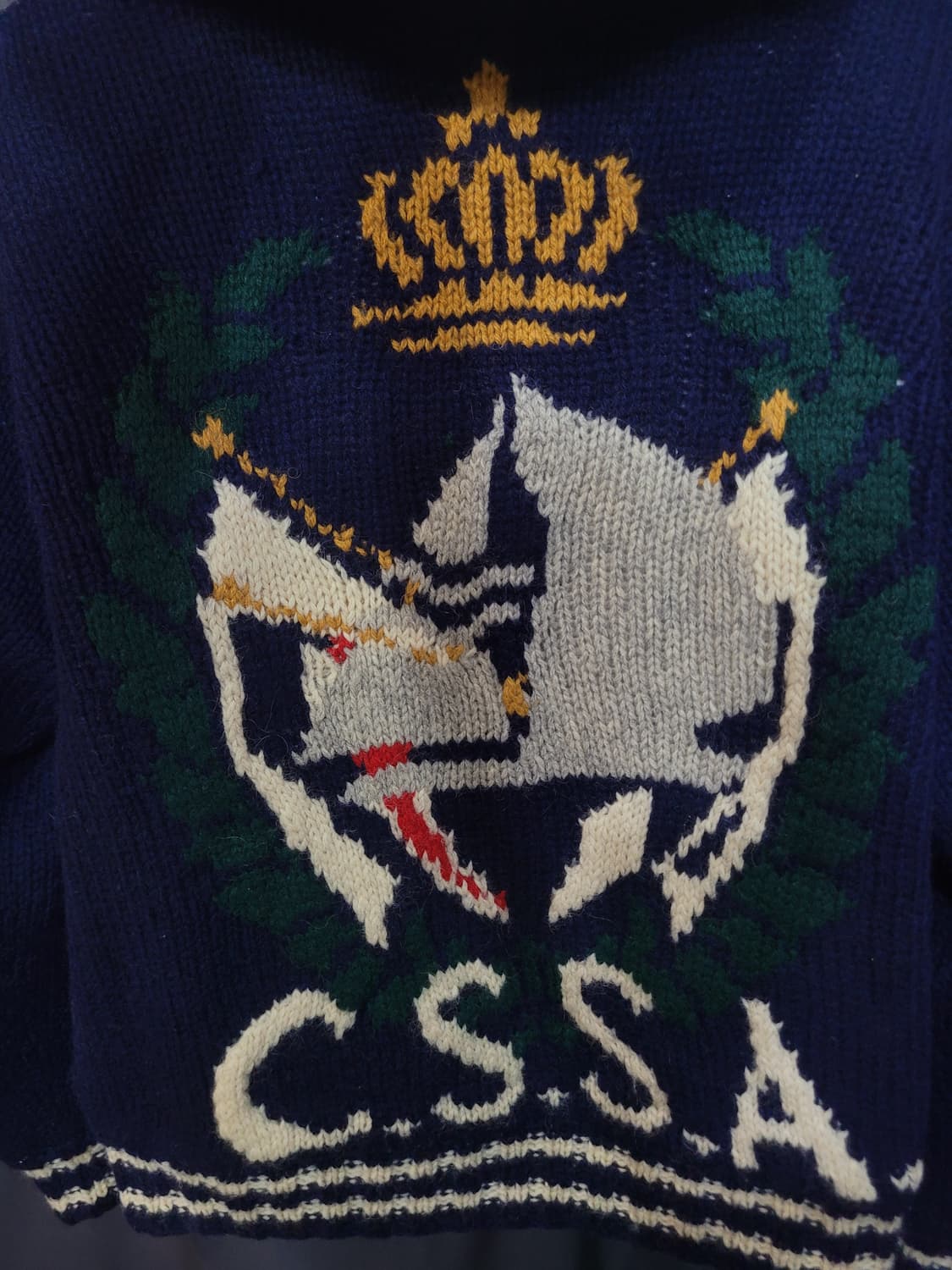 C.S.S.A. 빈티지 후드 니트 집업 스웨터 상품이미지5