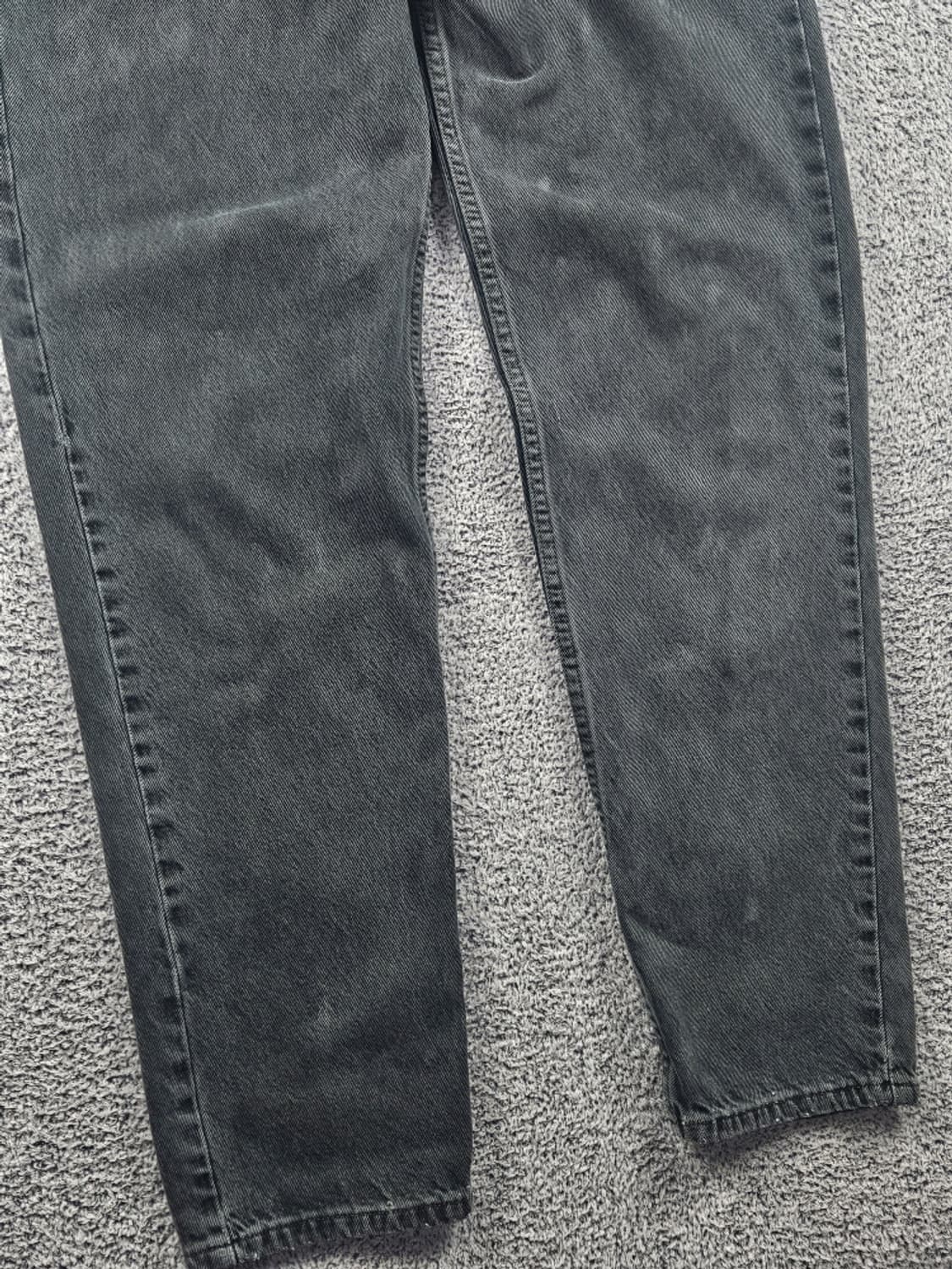 칼하트 블랙 다이드 커스텀 데님 워크 팬츠 (34X34) / 10610 상품이미지6