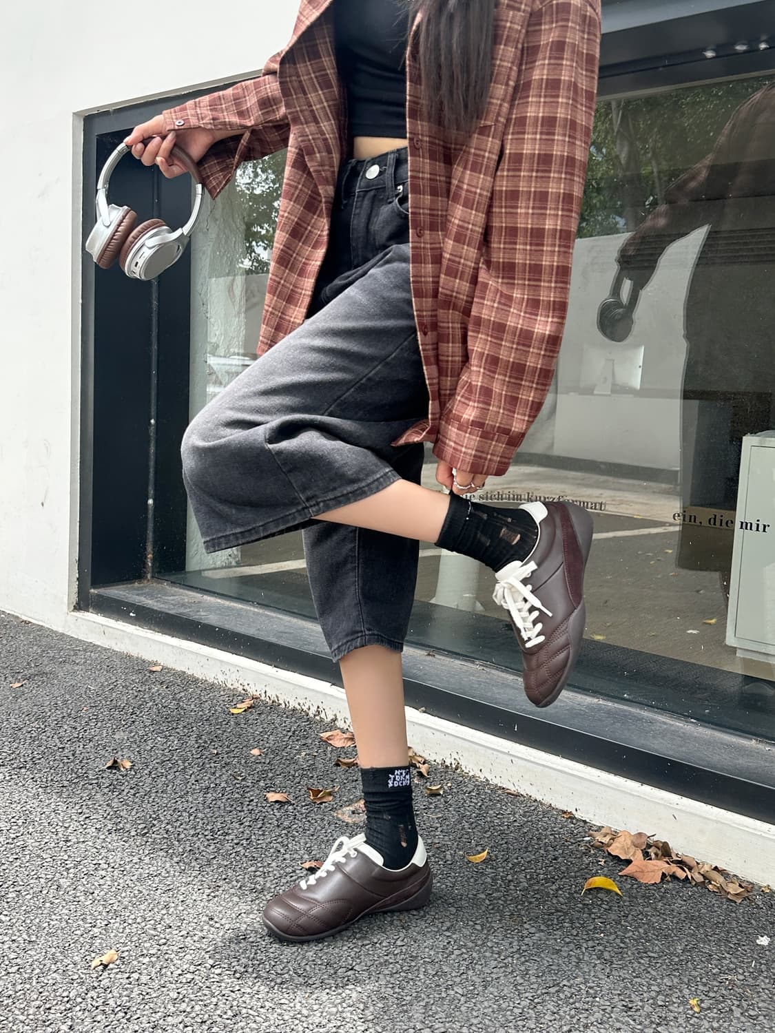 레트로 천연가죽  캐쥬얼화 (2color) 상품이미지8