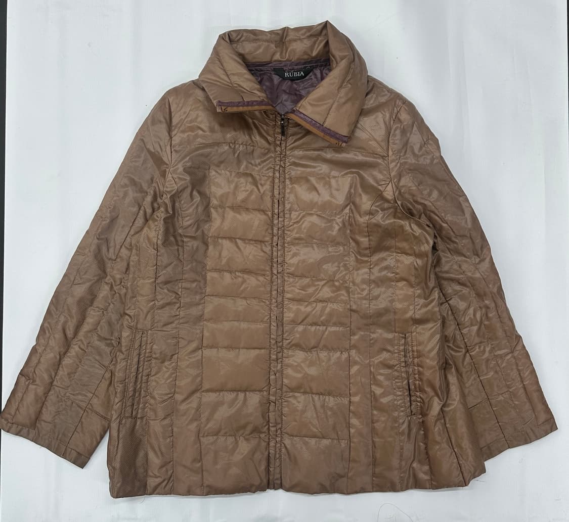 🪾RUBIA 하구미의 베이지 경량 패딩🪾 핀터 그런지 에스닉 히피 상품이미지2