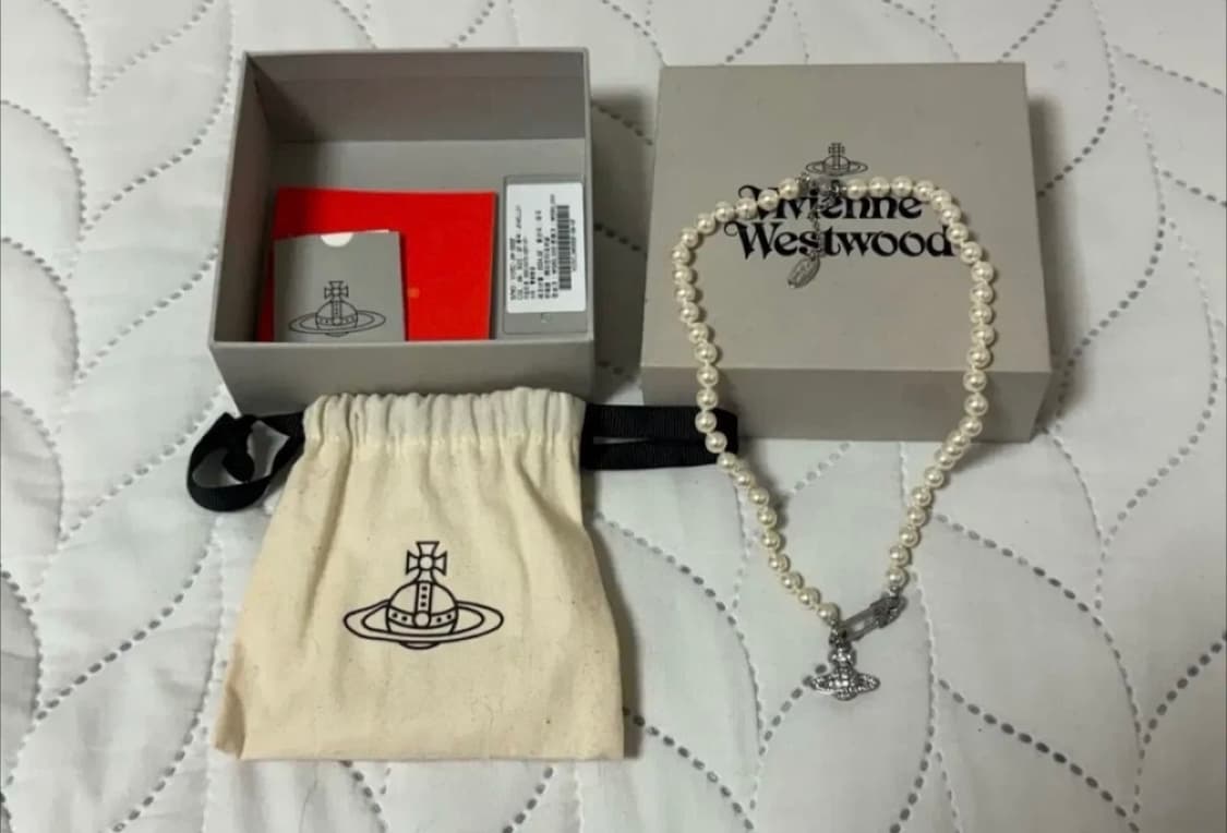 비비안웨스트우드 루크리스 진주 목걸이 상품이미지3