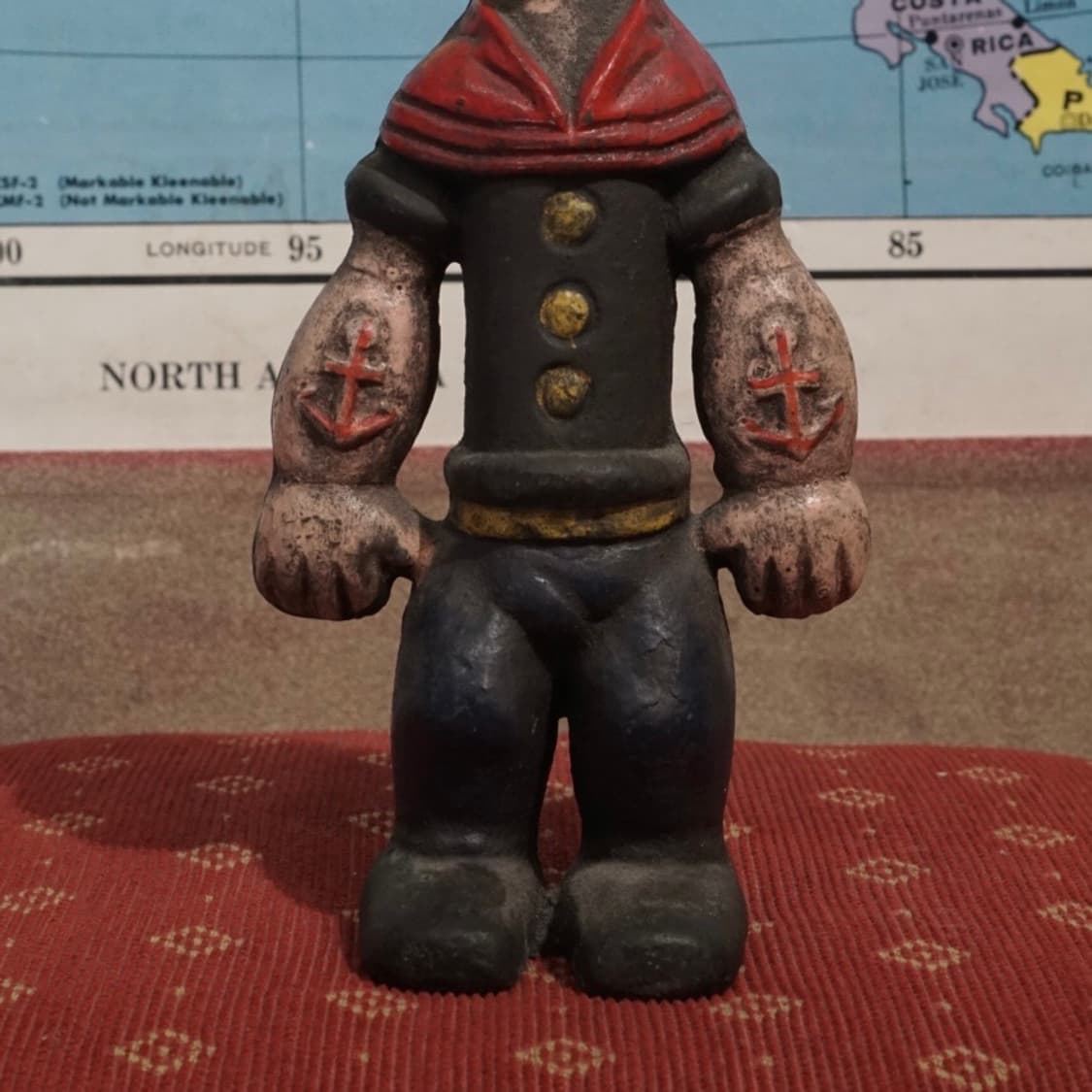 1960년 뽀빠이 주철 코인 뱅크 상품이미지3