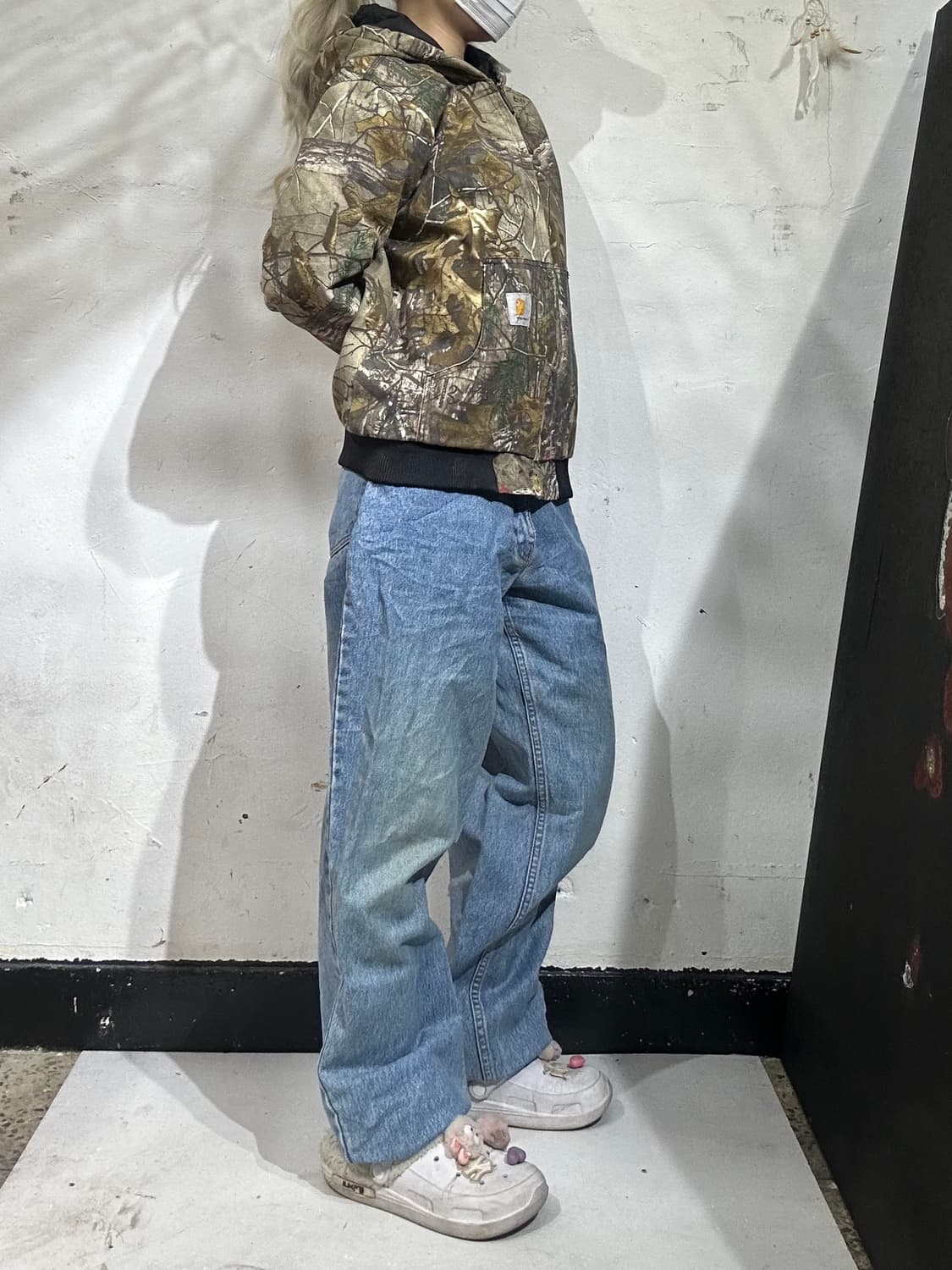 00s 팀버랜드 와이드 연청 데님 팬츠 청바지  상품이미지1