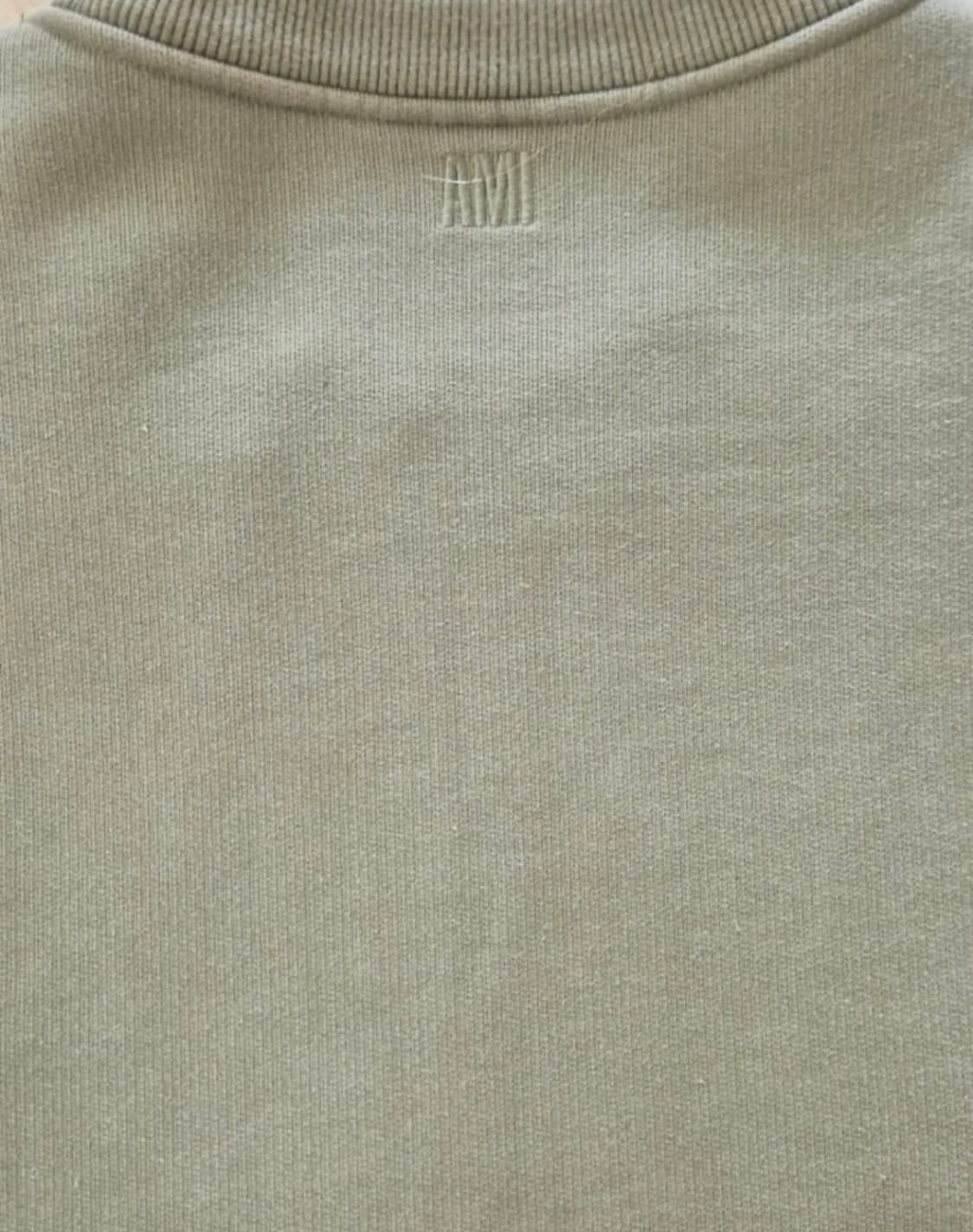 정품 아미 맨투맨 올리브그린 xl 상품이미지3