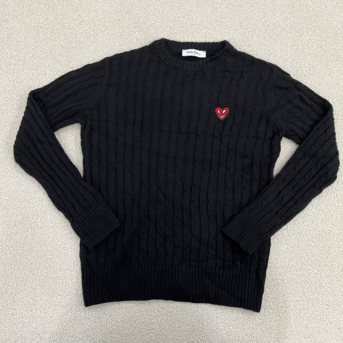 90 키스해링 긴팔 니트 0210M 상품이미지1