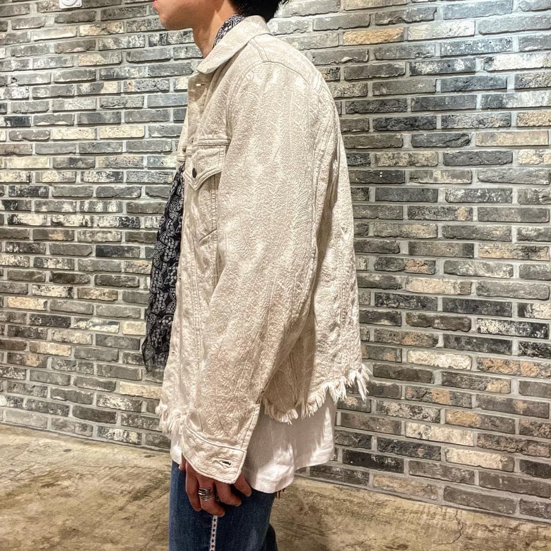 캐피탈 12 온즈 데님 페더 자켓 상품이미지2