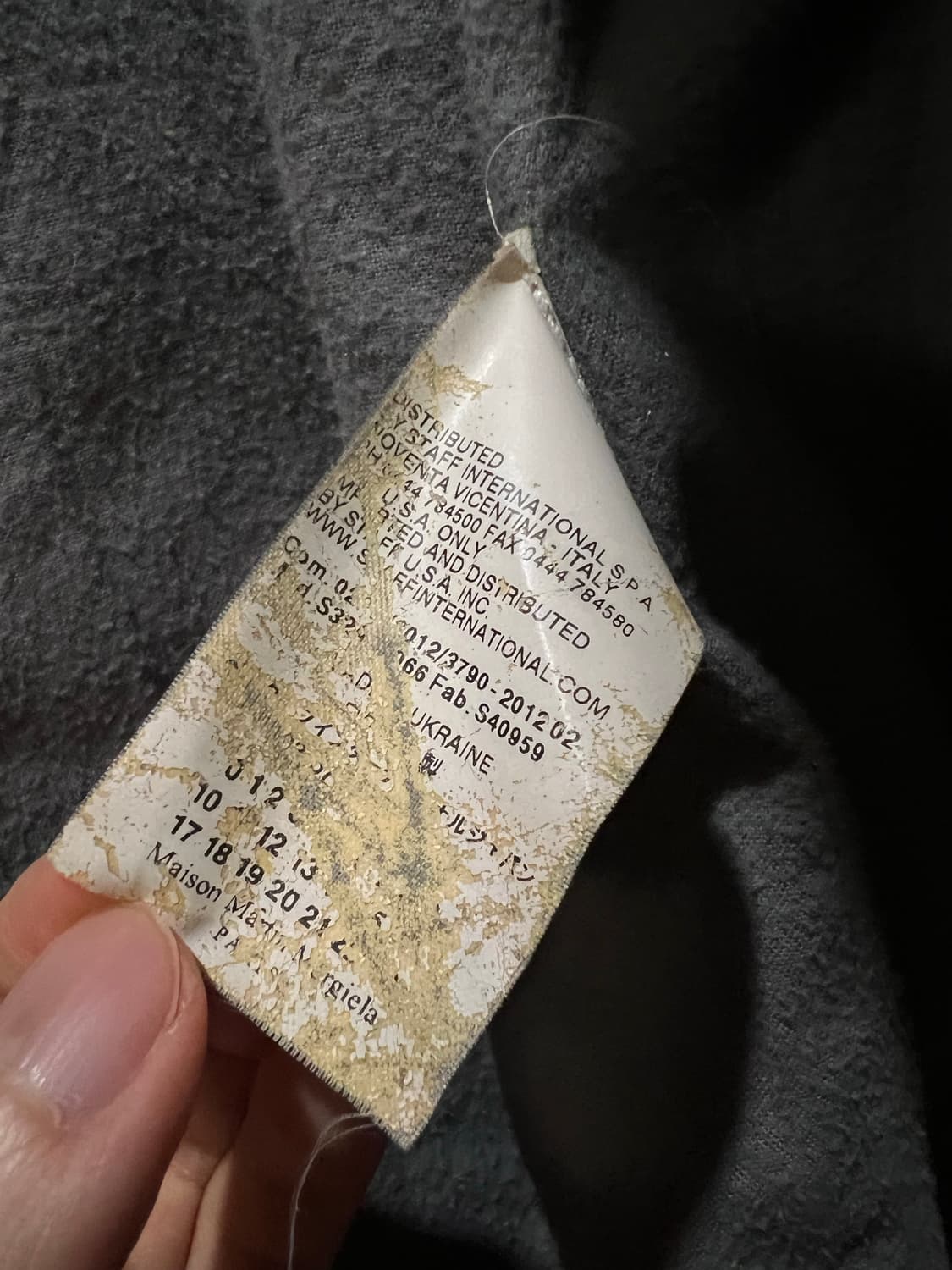 메종마르지엘라 MM6 그레이 쓰리버튼 코트 40 상품이미지5