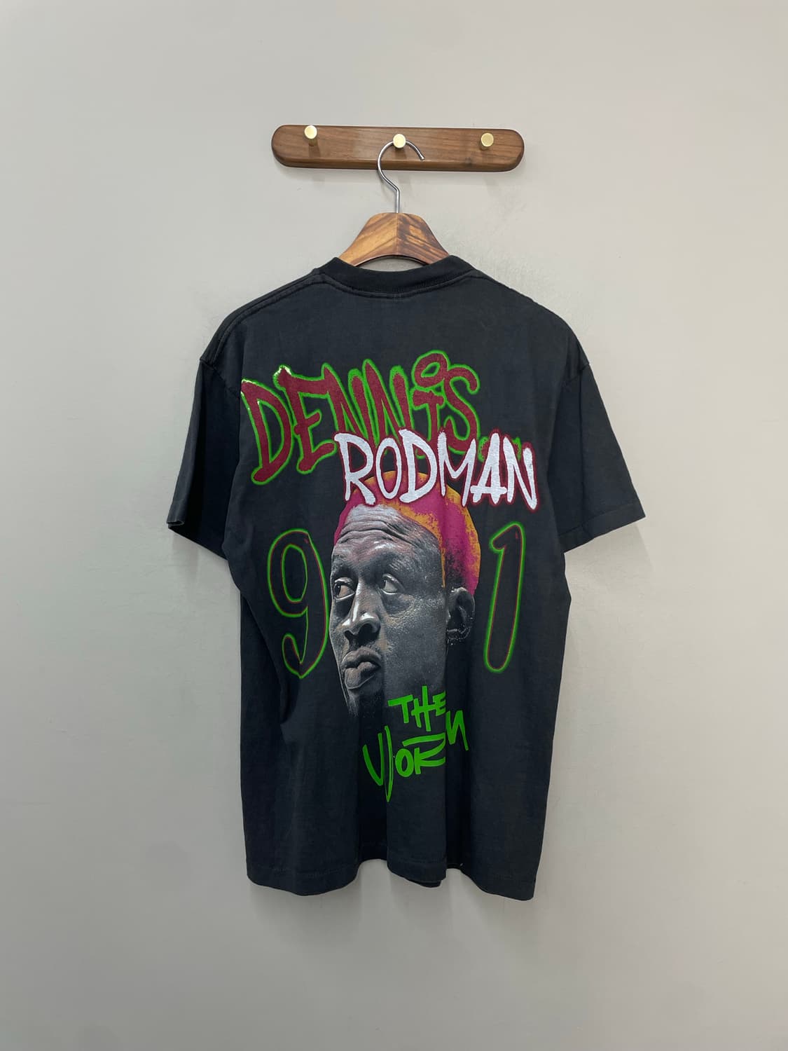 빈티지 데니스 로드맨 프린팅 반팔 H2535 상품이미지4