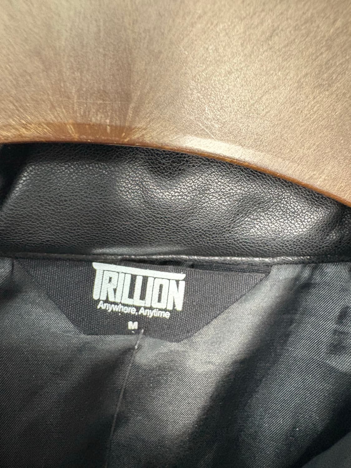 트릴리온 비건 레더 숏패딩 A3380 상품이미지5